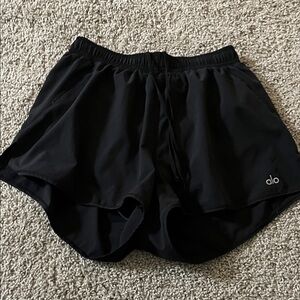 ALO Yoga Women's Athletic Black Shorts